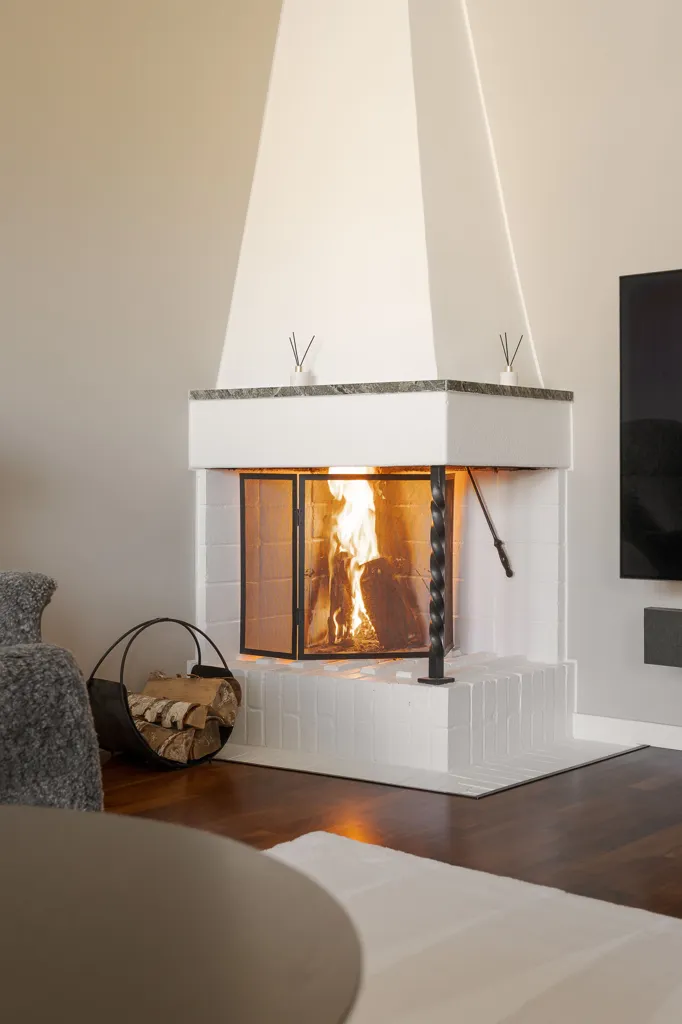 Living Room - Corner Apartment with Park View in Norrköping