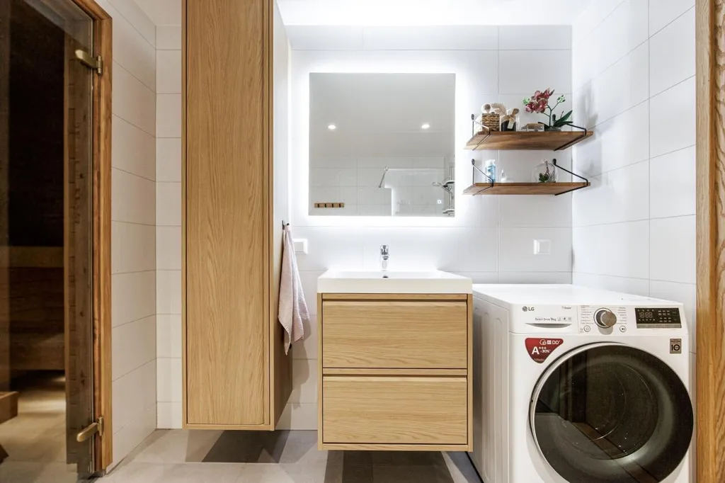 Salles de bain - Modern Flat with Balcony in Tiskre, Harju County