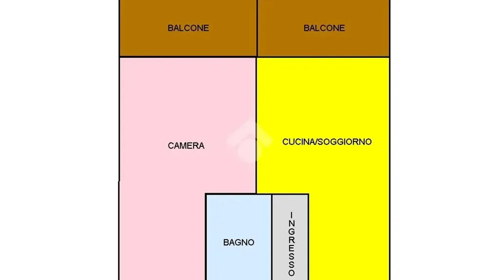 Planimetria - Seafront Apartment with Balcony in Paola