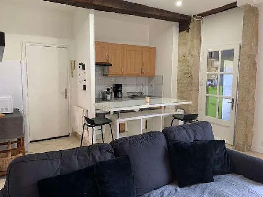 Cuisine - Appartement Rénové Rez-de-Chaussée Dijon Centre