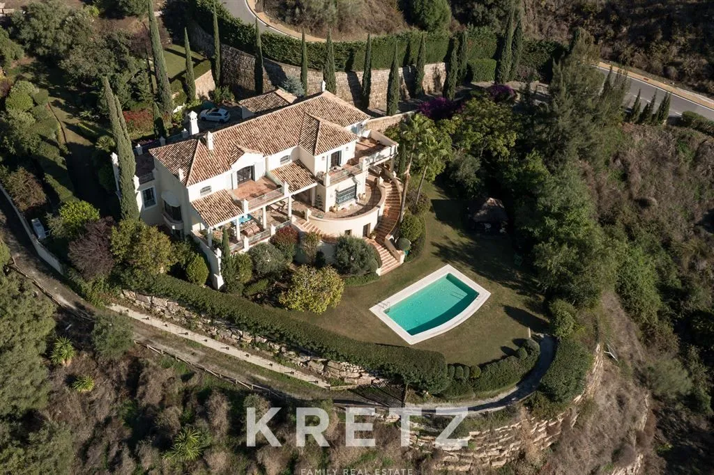 Vue aérienne - Luxury Villa with Golf Access in Benahavís