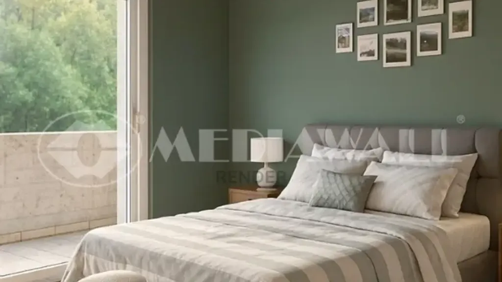 Chambres - Semi-detached Villa with Terrace in Maniago