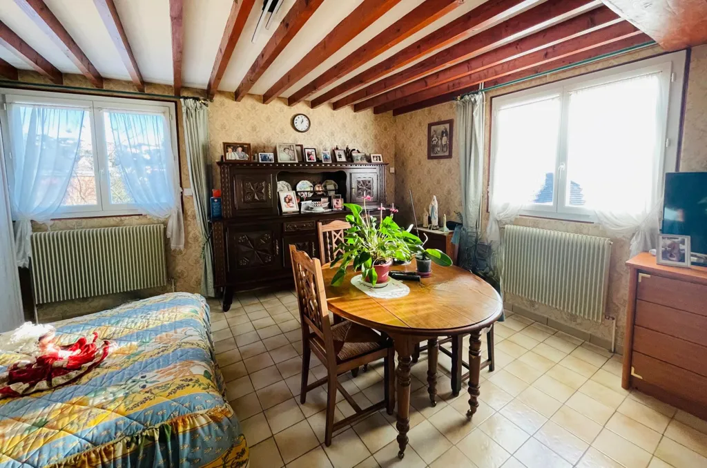 Sala da pranzo - Unique Two-Building House in Jouvenet, Rouen