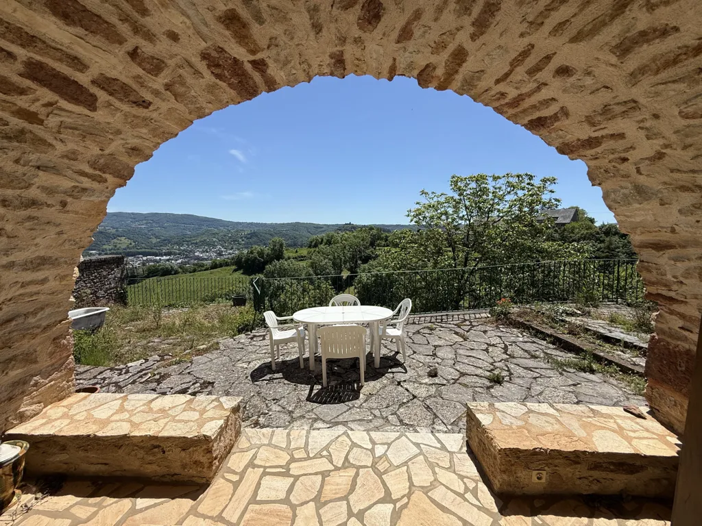 Terrasse - Maison de Caractère avec Vue sur Espalion