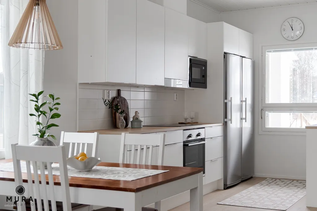 Köök - Modern Apartment with Terrace in Kangasala