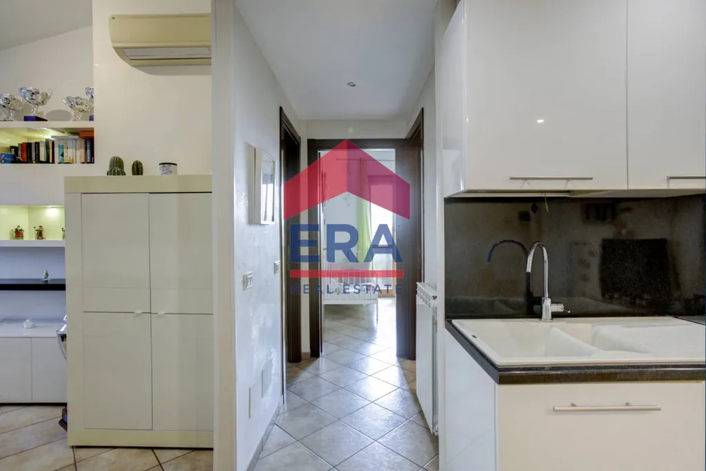 Cuisine - Apartment with Balcony in Central Infernetto, Rome