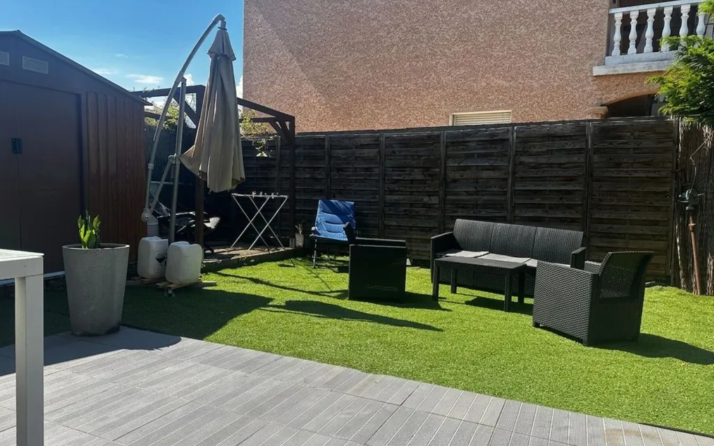 Garden - Contemporary Villa with Terrace in Saint-Rambert-d'Albon