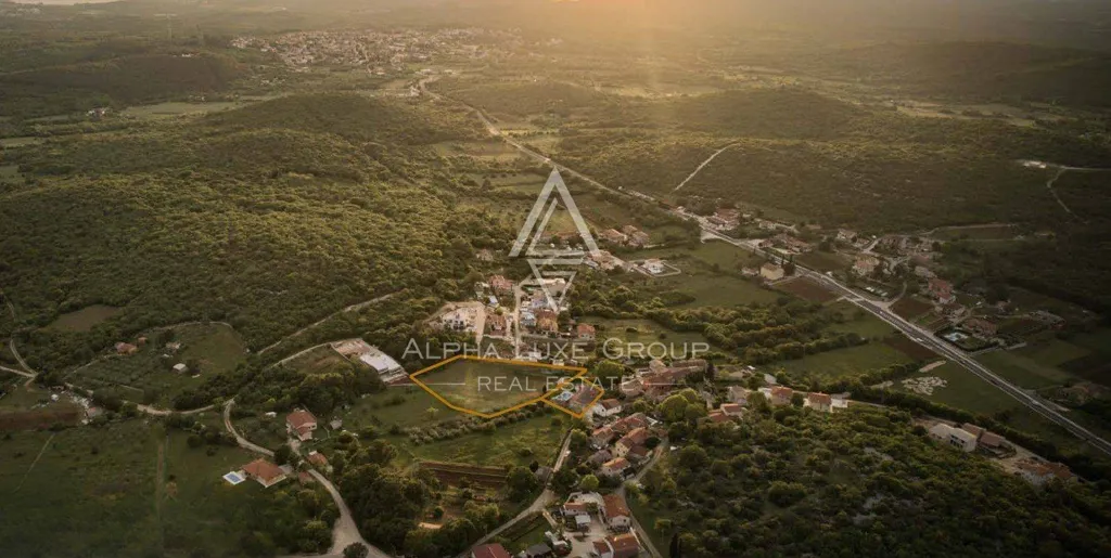 Vue aérienne - Modern Villa with Expansive Garden in Rovinj
