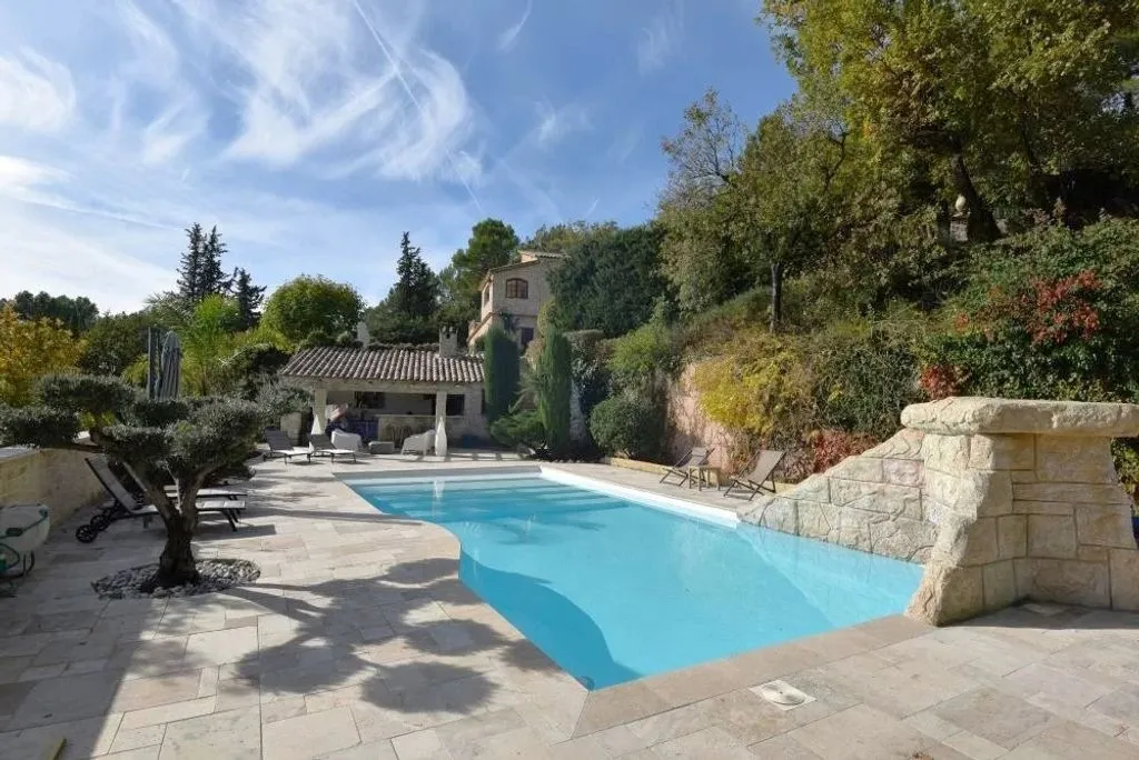 Piscine - Maison de Luxe avec Vue Panoramique à Fayence