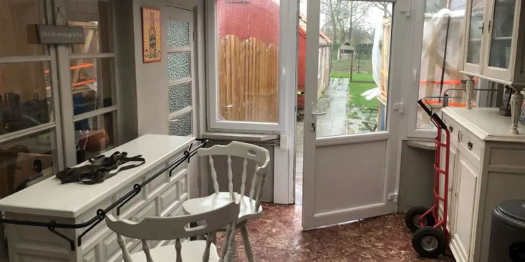 Terrasse - Appartement au Calme avec Jardin à Rollegem