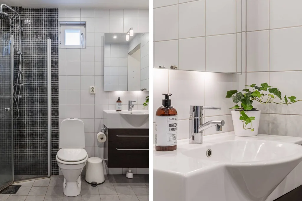 Salles de bain - Modern Flat with Private Terrace in Kalmar
