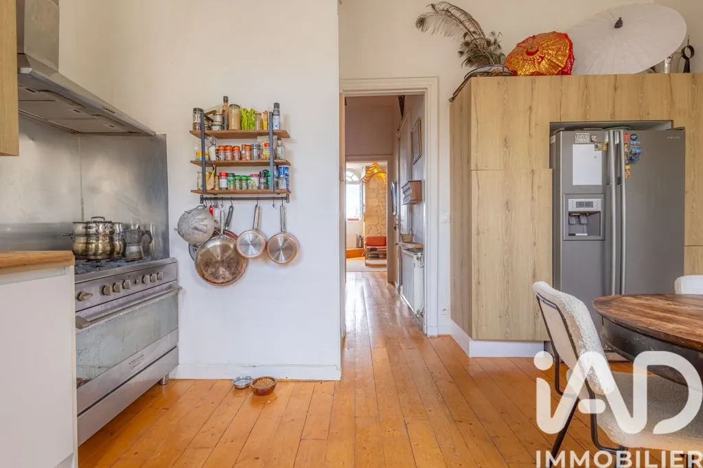 Cucina - Duplex Apartment with Garonne View in Bordeaux