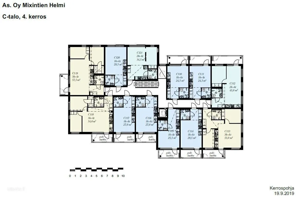 One-Bedroom Flat with Balcony in Sipoo