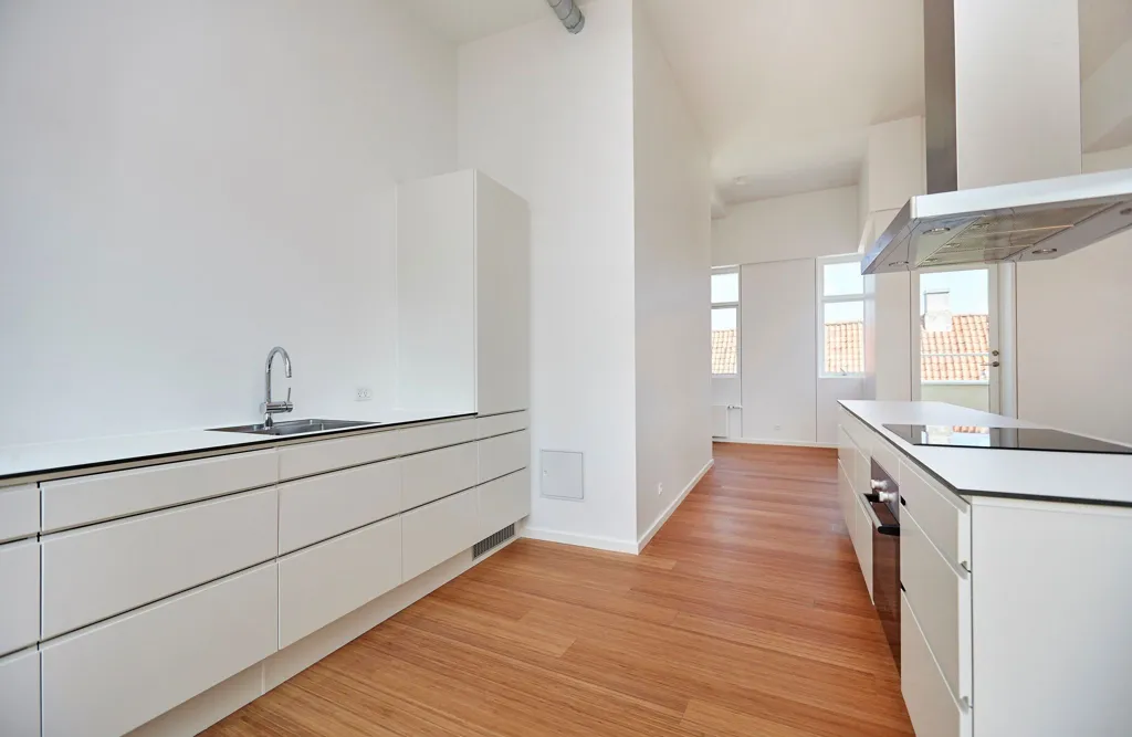 Köök - Contemporary Apartment with Rooftop Terrace in Copenhagen