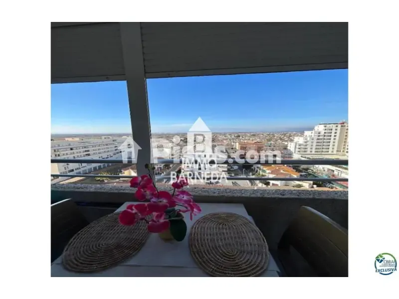 Balcon - Bright Studio with Sea View in Empuriabrava