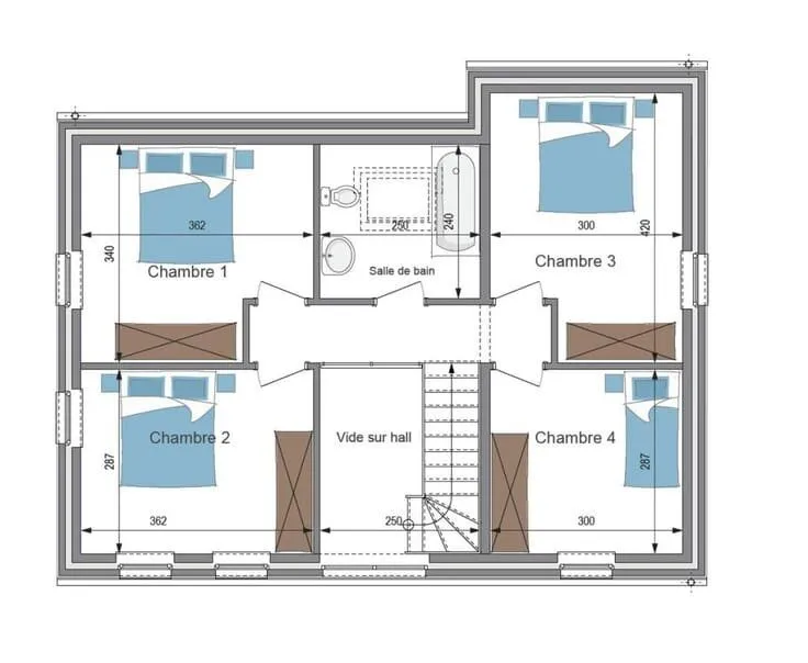 Planimetria - Charming House in Hamois