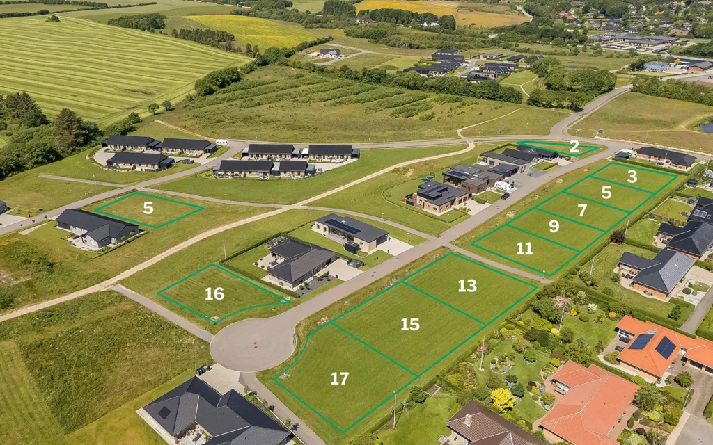 Vue aérienne - Year-Round Plot with 5G Coverage in Videbæk