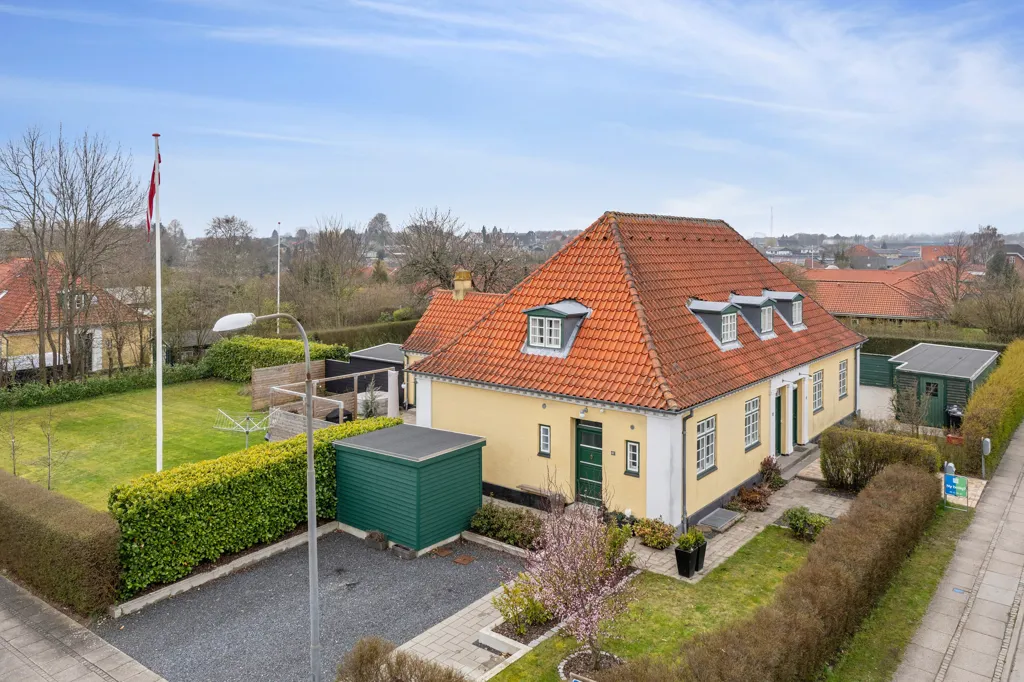 Õhuvaade - Period Terraced House in Nyborg Centre