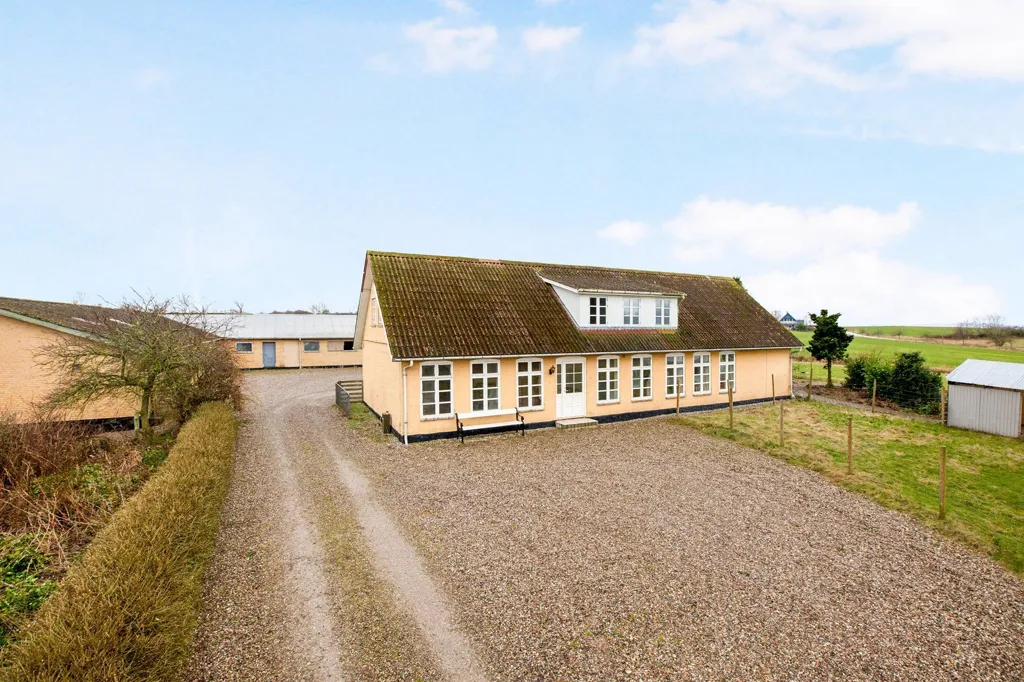 Vue aérienne - Detached House with Large Garden in Augustenborg