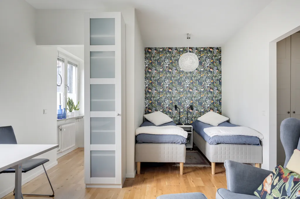 Bedrooms - Apartment with Balcony in Stjärnhusen, Malmö