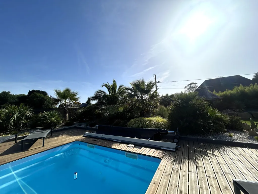 Pool - Architectural Villa with Pool near Saint Jacut