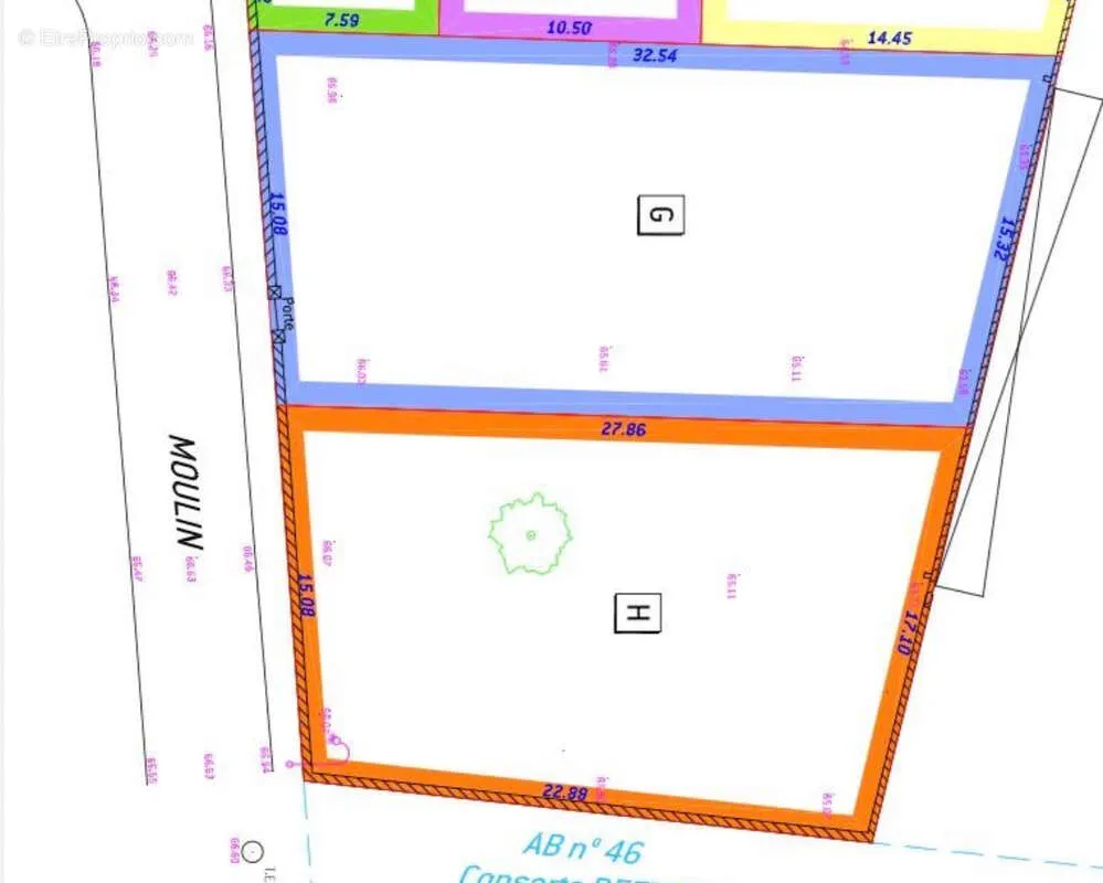 Planimetria - Buildable Plot with Garden in Airion