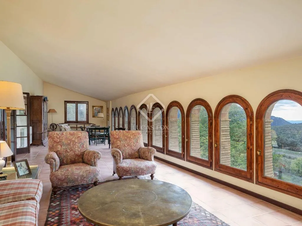 Soggiorno - Country House with Pool in Alta Garrotxa