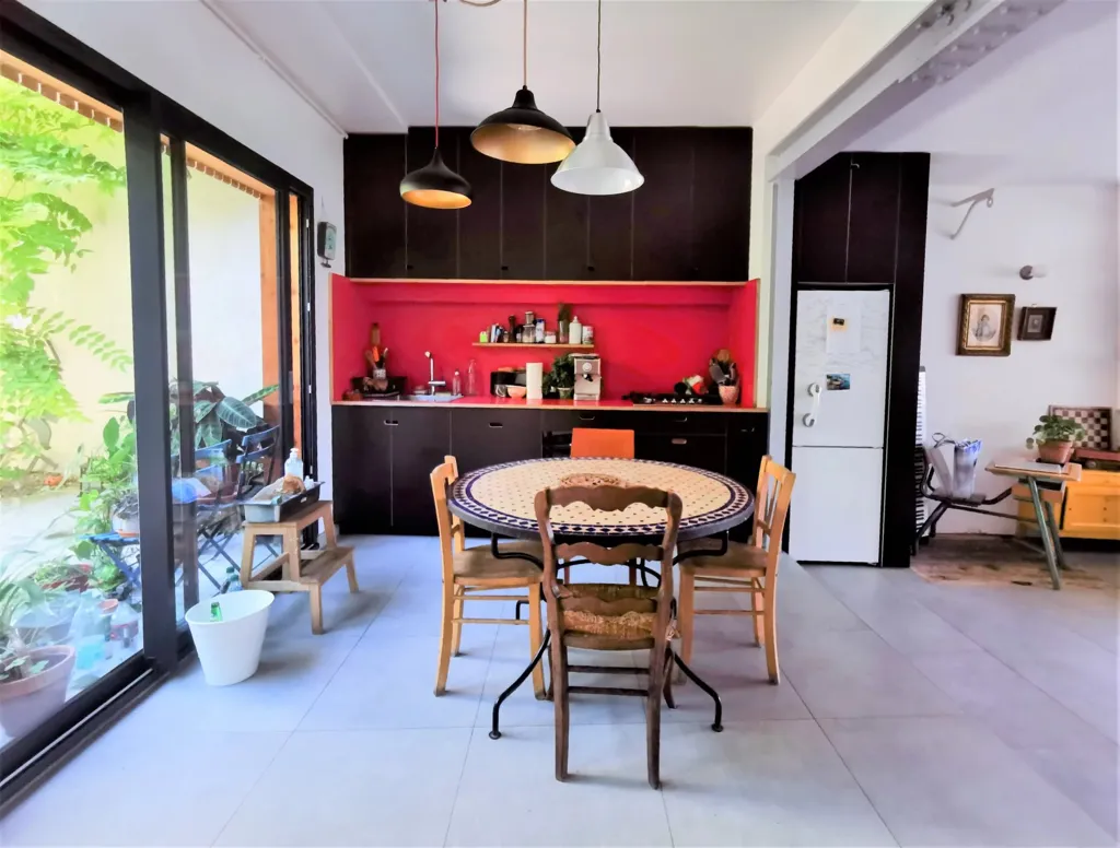 Sala da pranzo - Architect-Designed Duplex with Terrace in Belleville