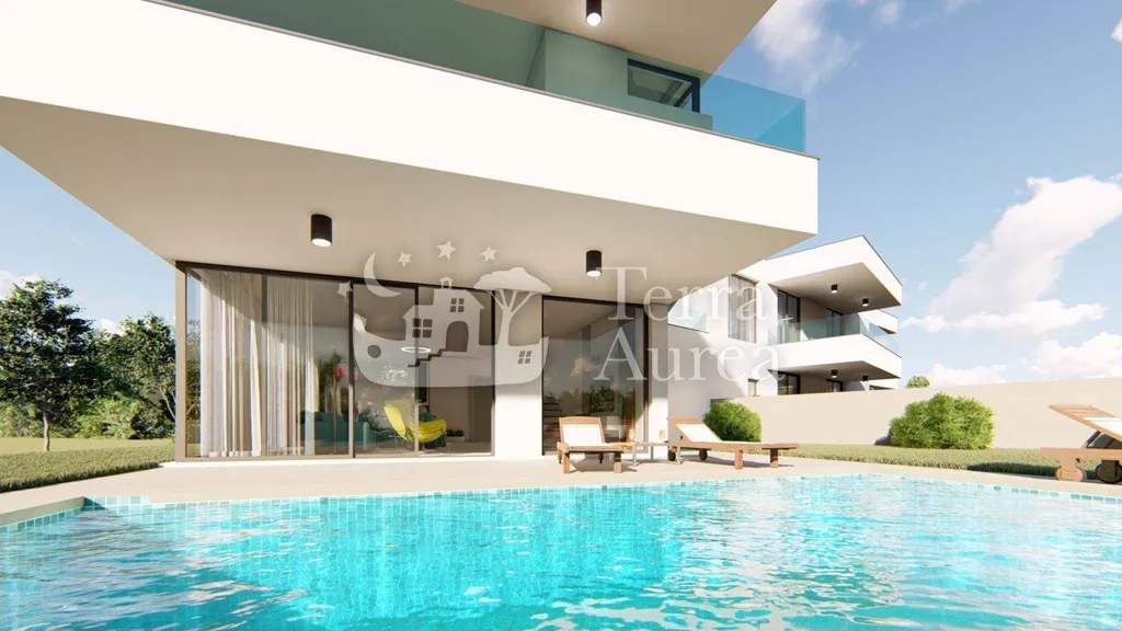 Pool - Modern Villa with Sea View in Omišalj