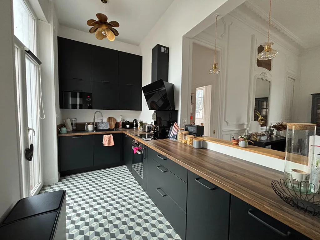Köök - Furnished Flat with Dressing Room in Reims