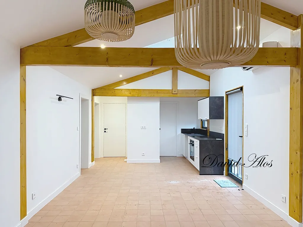 Living Room - Contemporary House with Spacious Garden in Parentis en Born