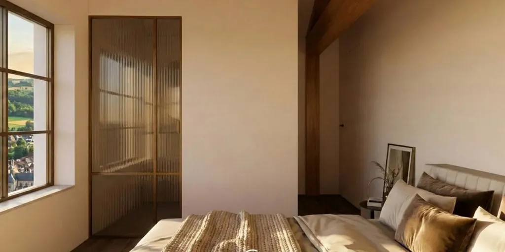 Camere da letto - Penthouse with 360° View in Asper