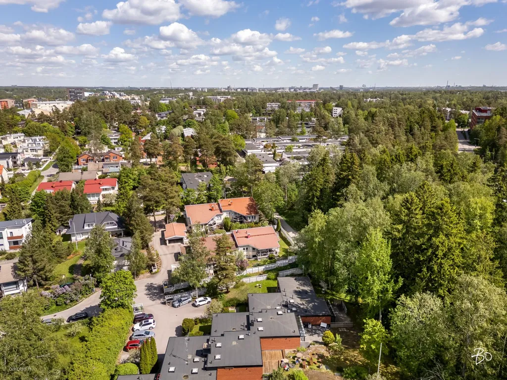 Vista aerea - Spacious Duplex with Garden in Haukilahti