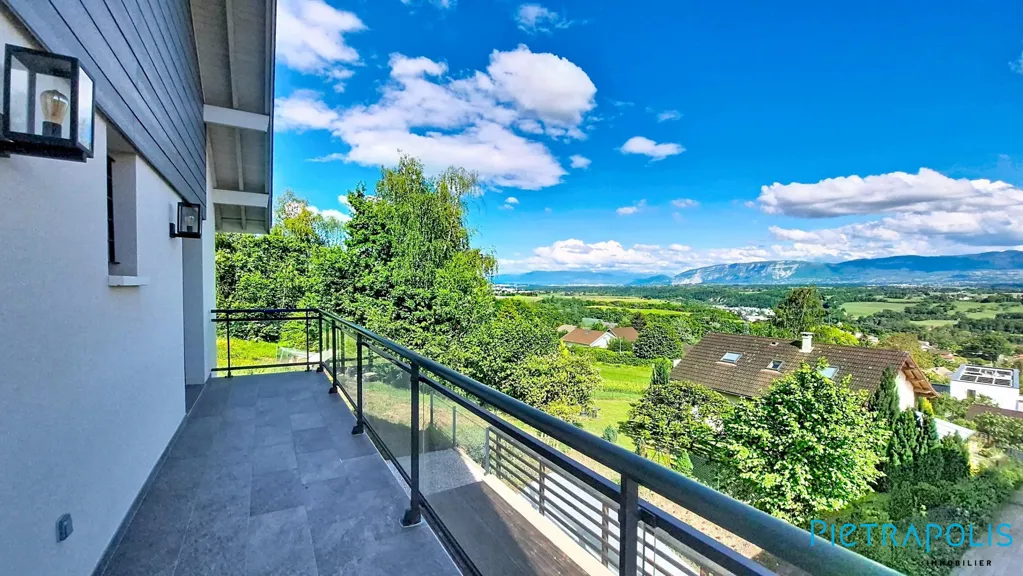 Balcon - Villa Contemporaine avec Vue Alpes à Challex