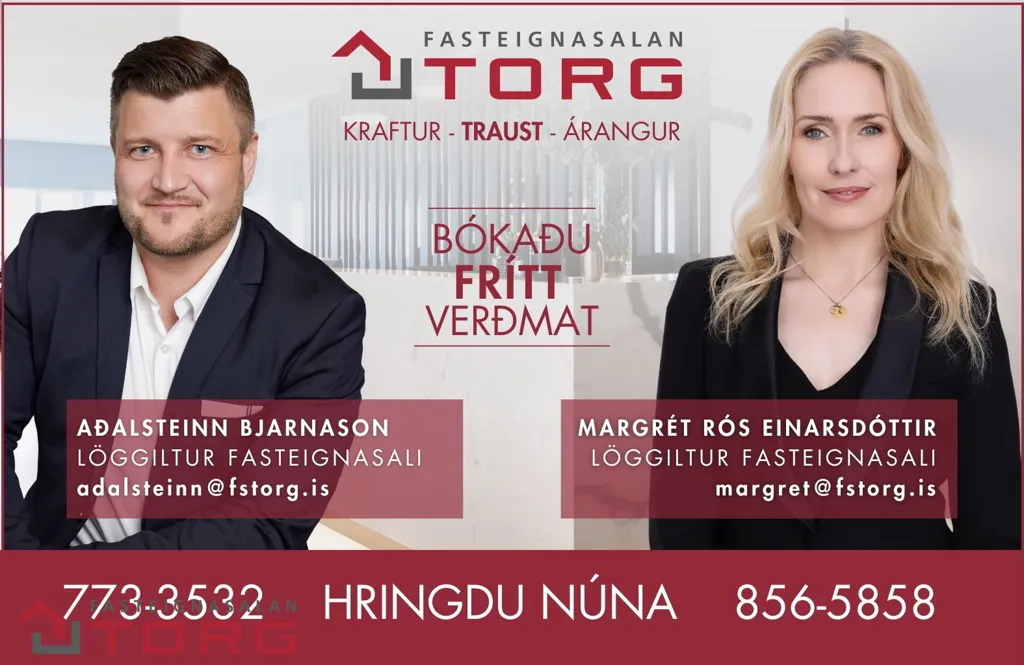 3-toaline korter asukohas Reykjavík