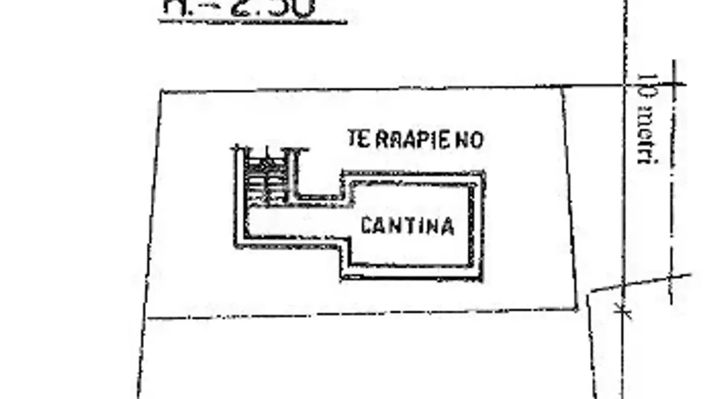 Plan - Rustic House with Panoramic View in San Sebastiano da Po