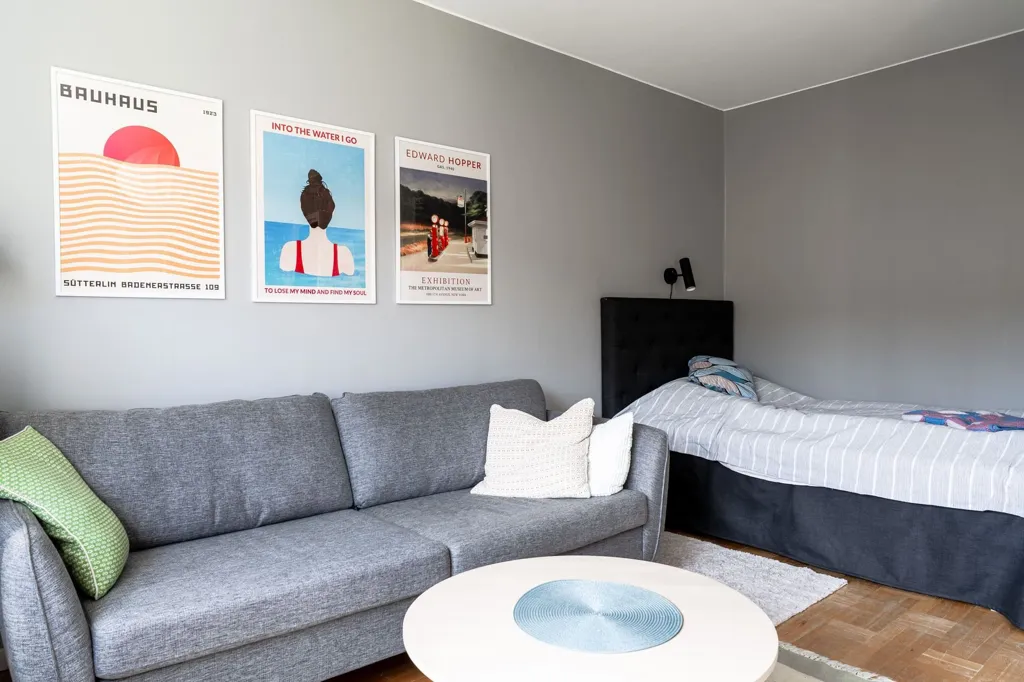 Chambres - Charming One-Bedroom Flat with Low Rent in Torsgatan