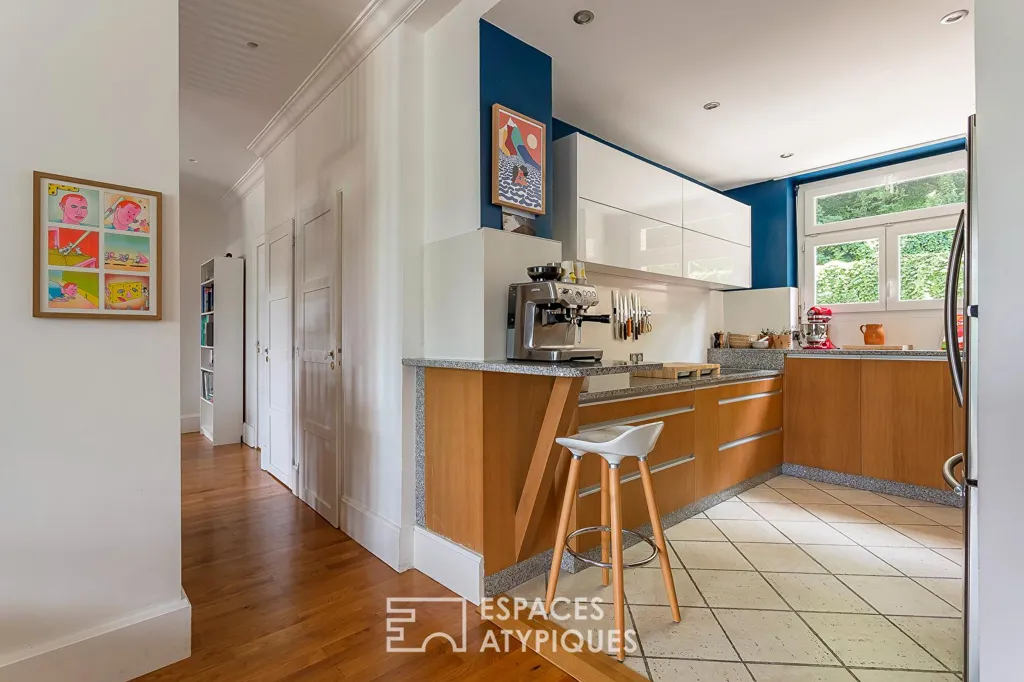 Cuisine - Appartement de Caractère avec Vues sur la Saône à Lyon