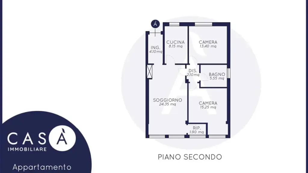 Plan - Apartment with Sea View in Cervia Centre