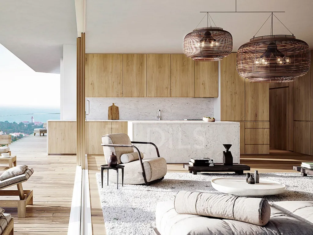 Living Room - Luxury Apartment with Beach Proximity in Lagoa