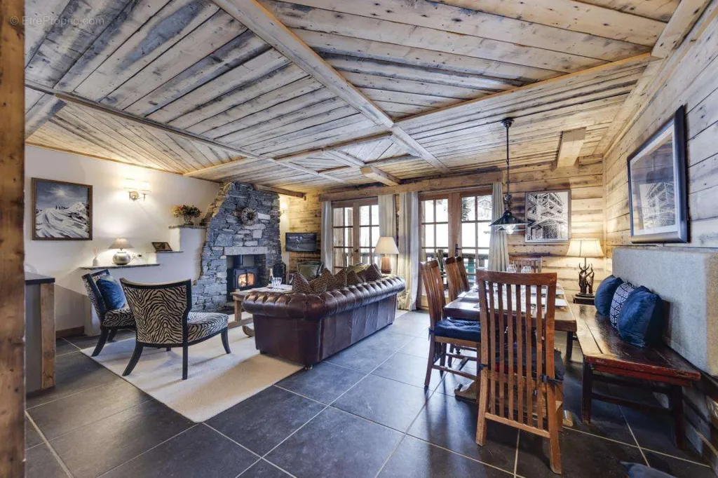 Séjour - Duplex Luxe avec Piscine et Jacuzzi à Saint-Paul-en-Chablais
