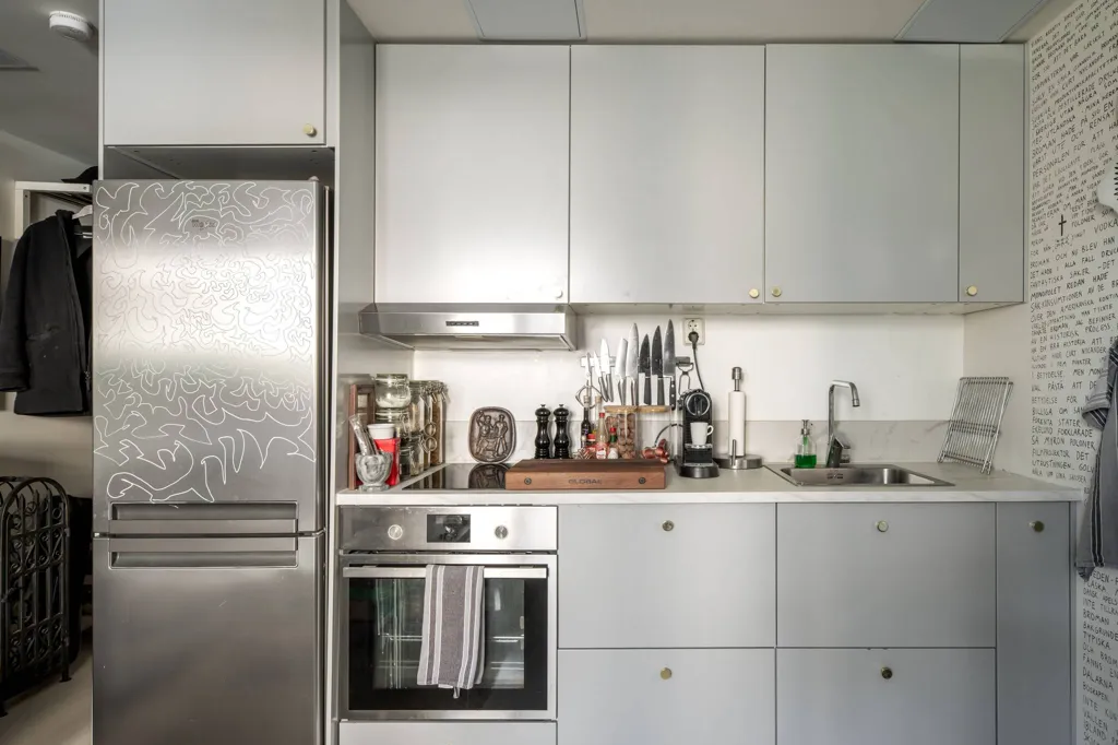 Kitchen - Apartment with Garden Access in Stockholm