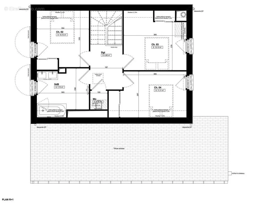 Floor Plan - New Build House with Seafront Proximity in Larmor-Baden