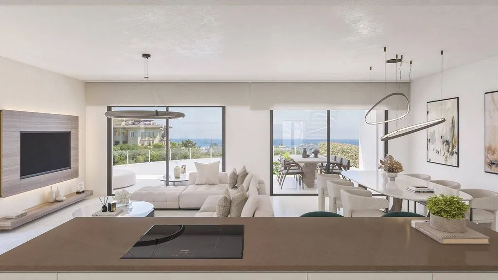 Köök - 2-Bedroom Penthouse with Pool in Estepona