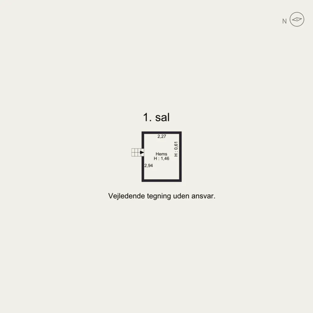 Plan - Modern Summerhouse with Sea View in Ulfborg