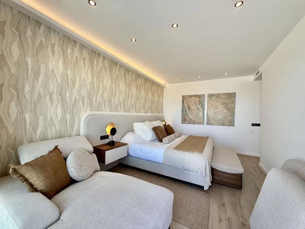 Bedrooms - Modern Villa with Sea Views in Benalmádena