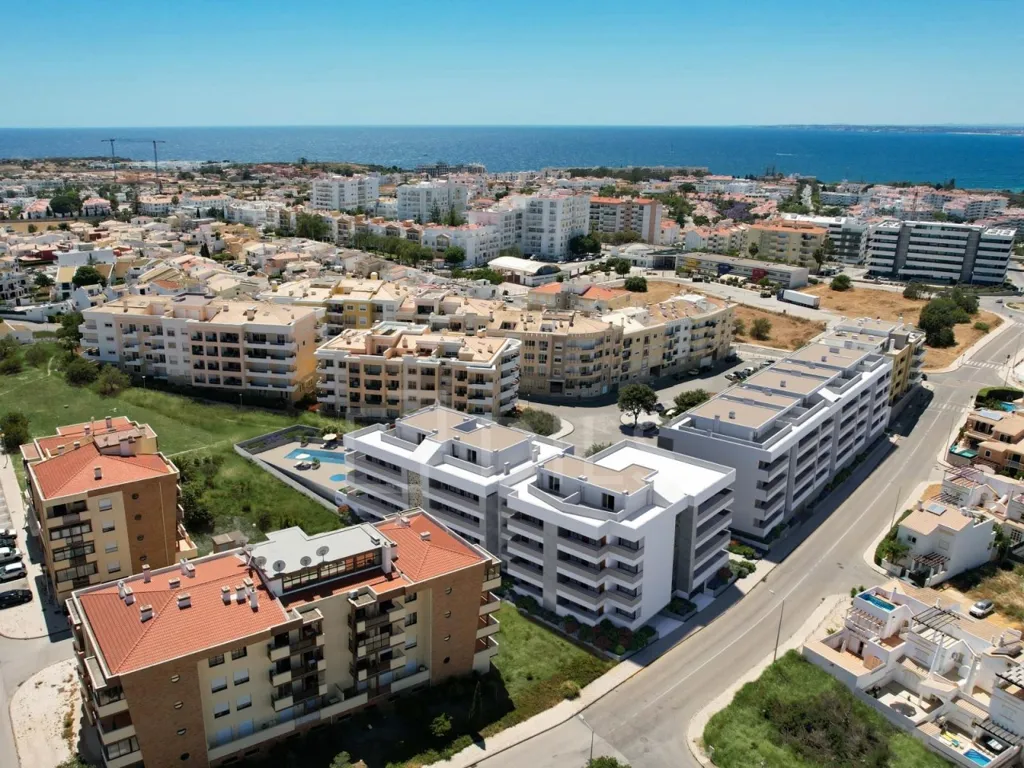 Vue aérienne - T2 Apartment with Balcony in Lagos