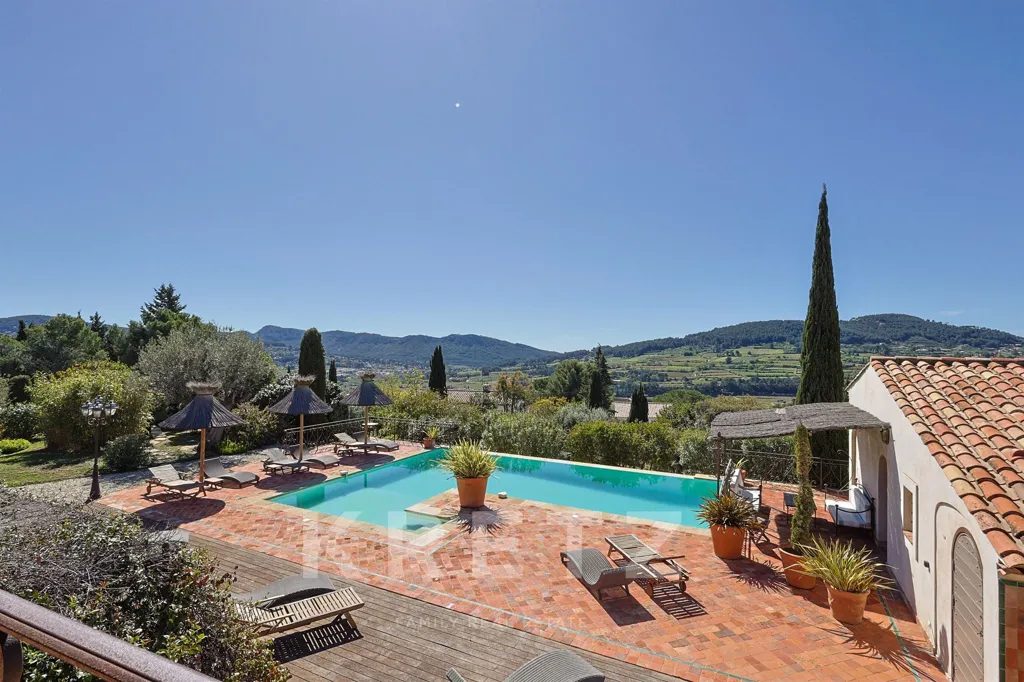 Piscine - Bastide Méditerranéenne avec Vue à 360° à La Cadière d'Azur