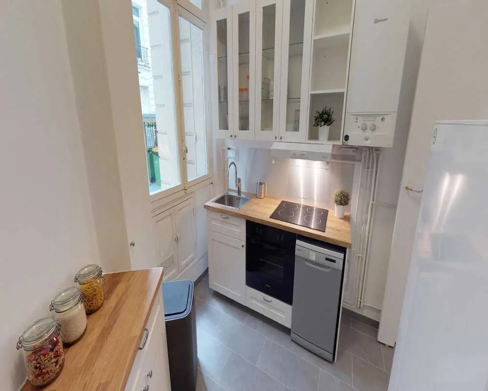 Cuisine - Chambre Meublée dans le Quartier Ternes à Paris