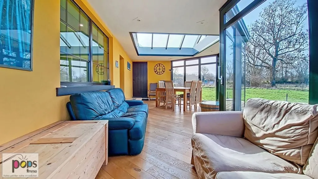 Living Room - House with Workshop and Large Garden in Ramillies